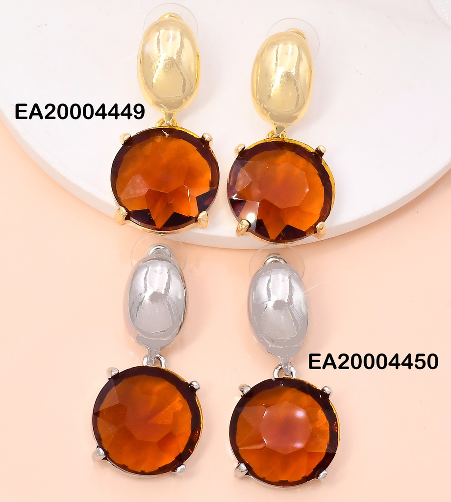 ARETES GALVANOPLASTIA PLAT./RD.CAFE EE3945-317