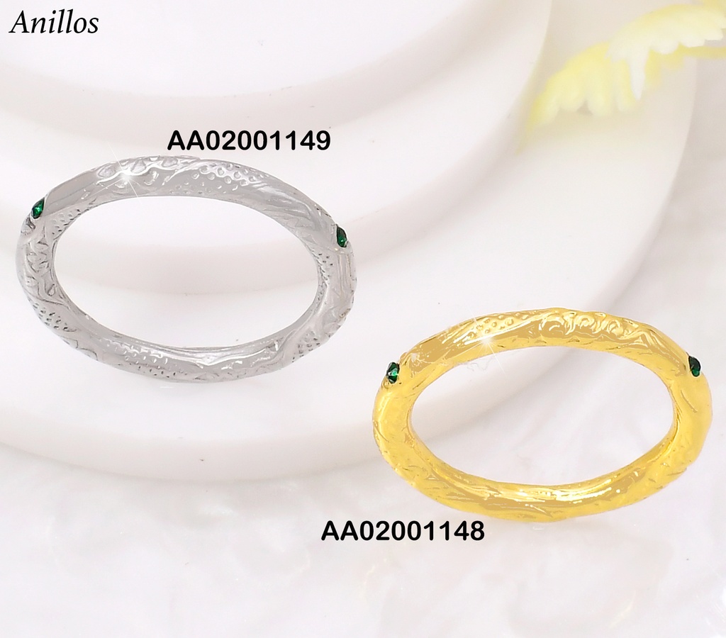 ANILLO PLATEADO GRAB. LINEAS/PUNTEADO/ZIRC AZUL KR113195-SP