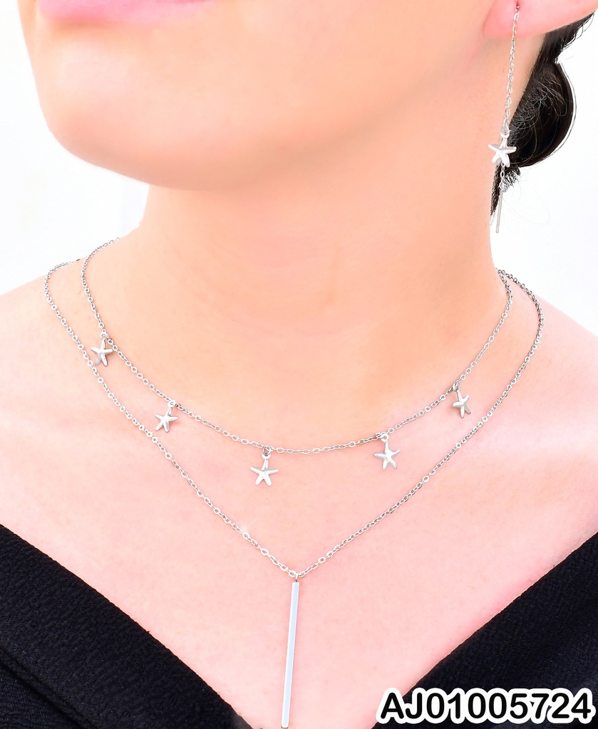 SET PLAT.PLACAS ⭐-BARRA VERTICAL ARETES VIOL.KS190059-HR