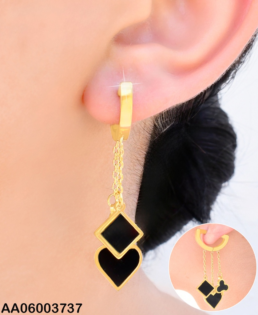 ARETES "U"  /CORAZON/TREBOL/ROMBO KE111041-SP