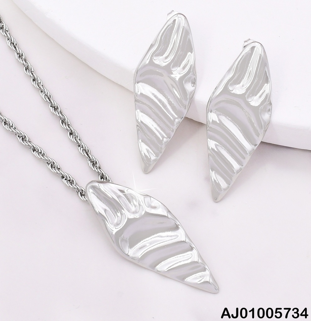 SET PLAT.ROMBOS ALARGADOS C/LINEAS GRAB. SA1055-45
