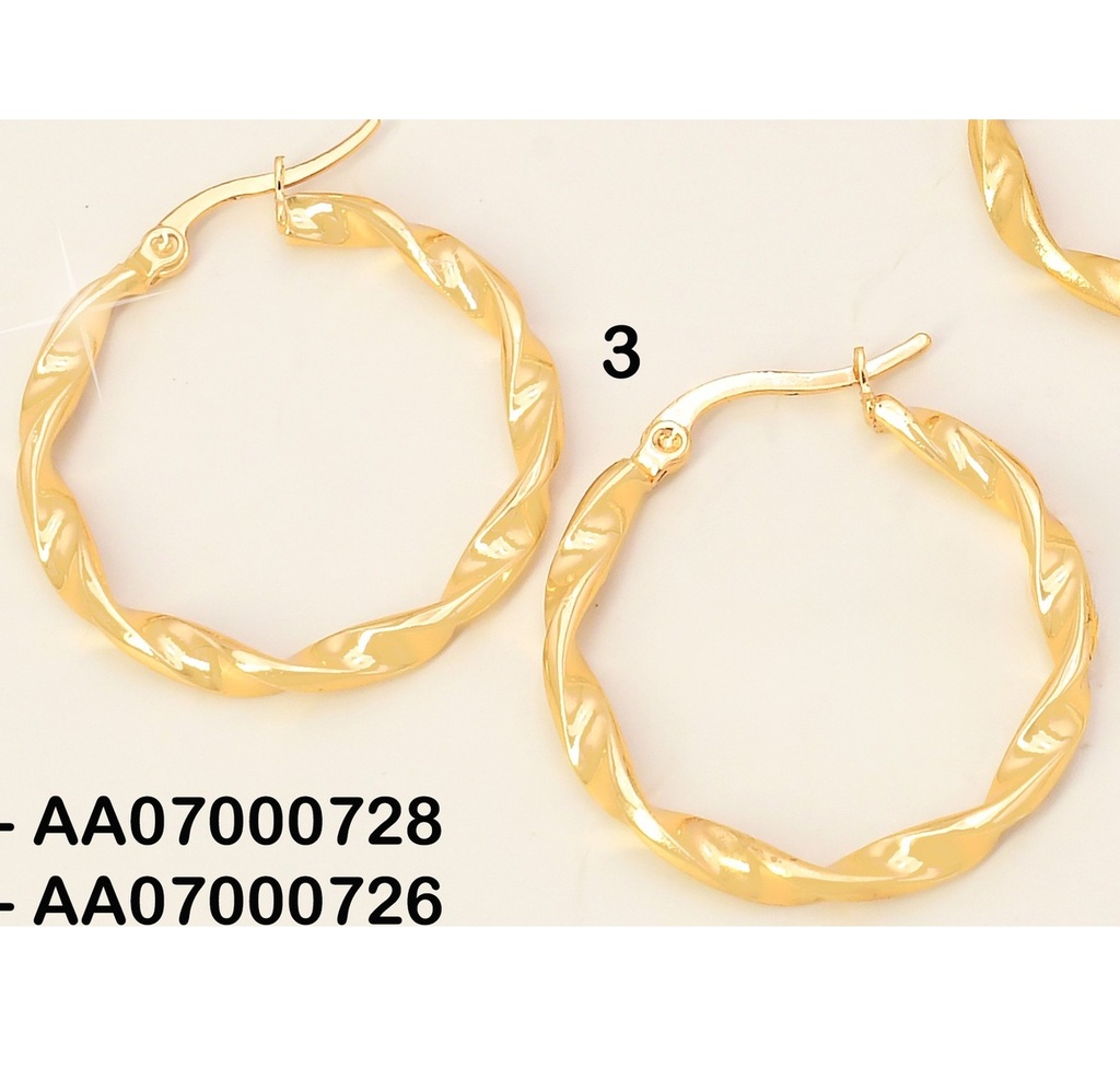 ARGOLLA DOR TORNEADA MD N1508-123