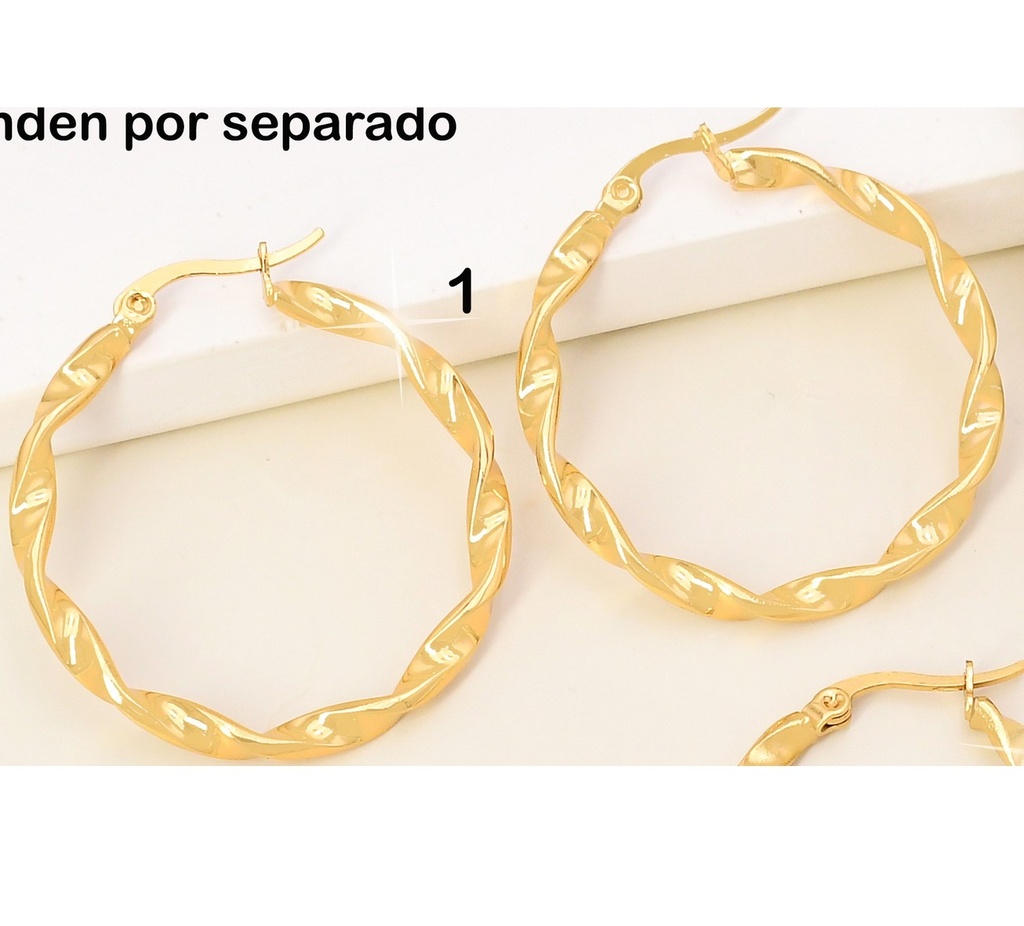 ARGOLLA DOR TORNEADA GR N1508-123