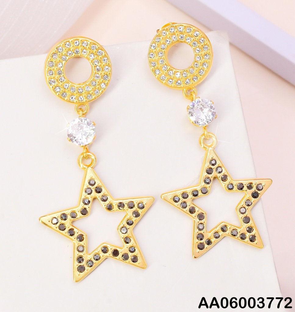 ARETES CIRC.ZIRCONIAS/ZIRC/CROQUI ESTRELLA KE105451-BI