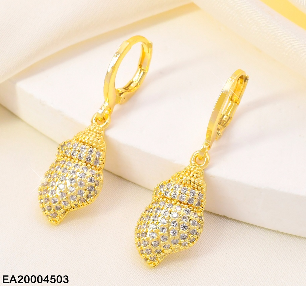 ARETES HUGGIES CARACOL ZIRCONIAS EE4210-9