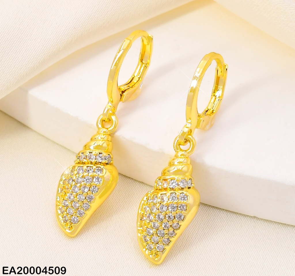 ARETES HUGGIES CARACOL ZIRCONIAS EE4194-9
