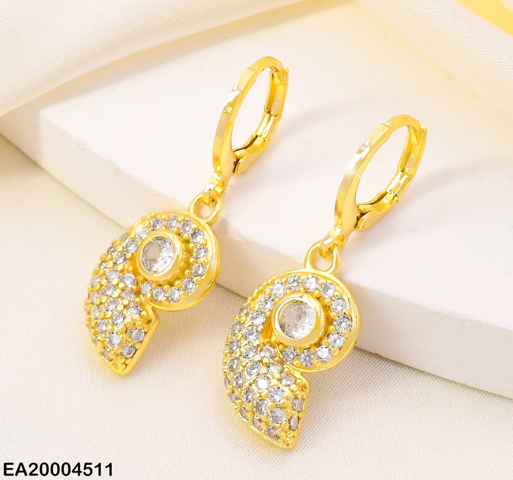 ARETES HUGGIES CARACOL ZIRC.PQ,1 ZIRC.CENTRO EE4198-9