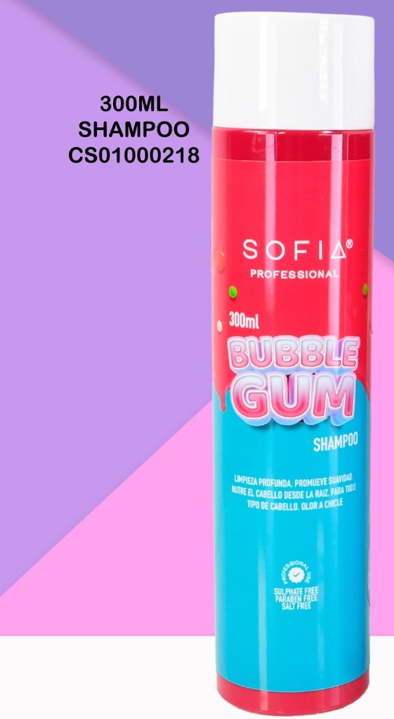 SHAMPOO SOFIA CHICLE 300ML S134B