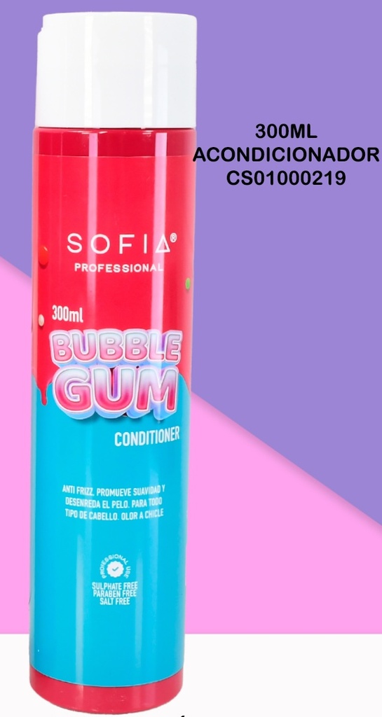ACONDICIONADOR SOFIA CHICLE 300ML S135B