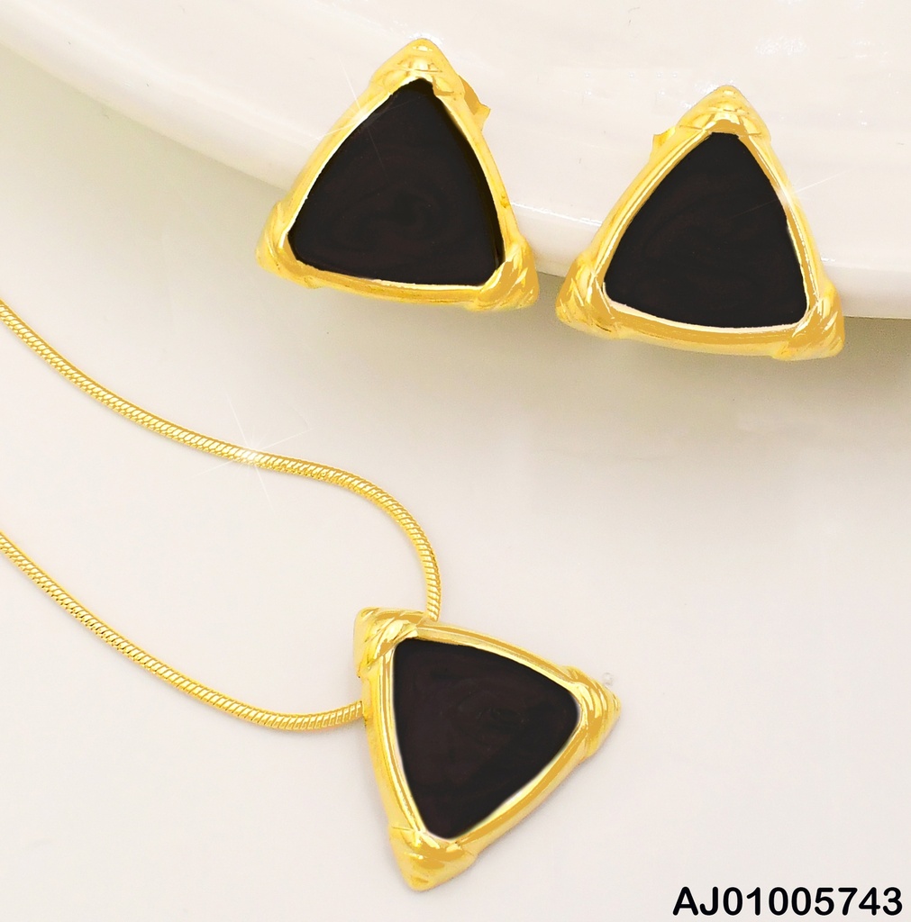 SET DORADO TRIANGULO NEGRO SA1151-45