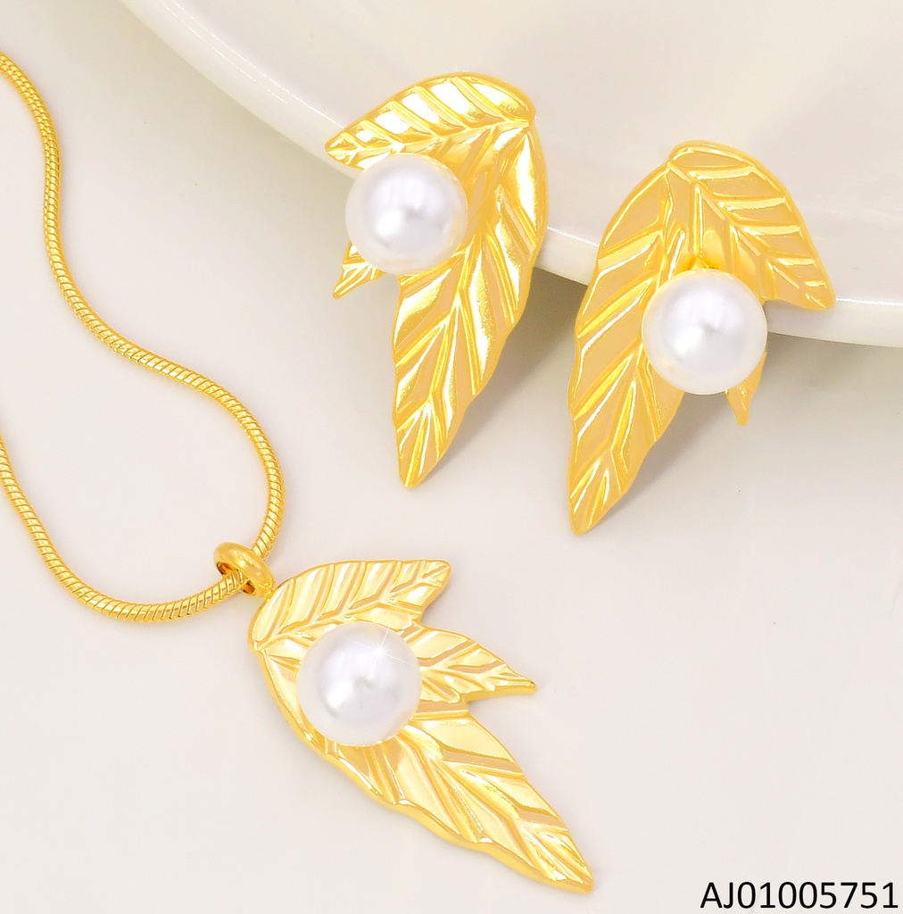 SET DORADO 3 HOJAS PERLA CENTRO SA1060-45