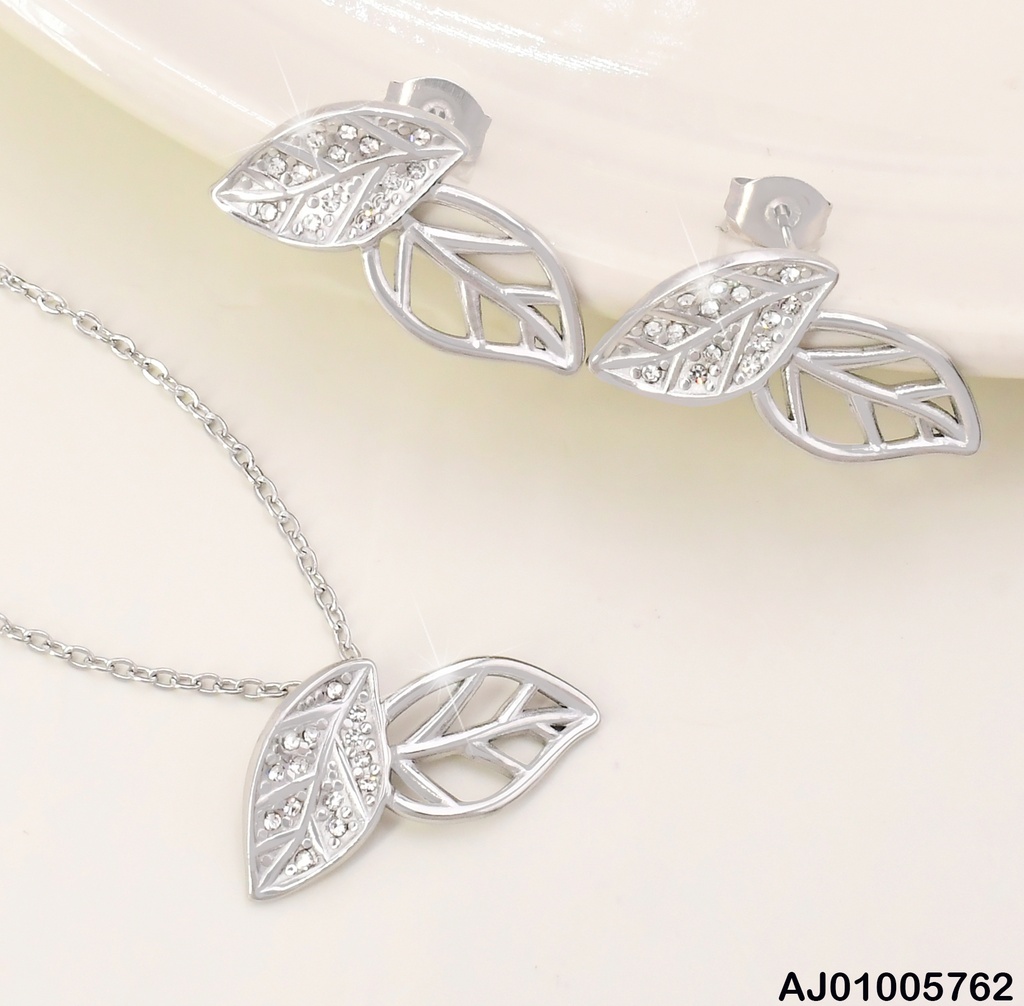 SET PLATEADO HOJA ZIRC. /CROQUI HOJA SA1077-45