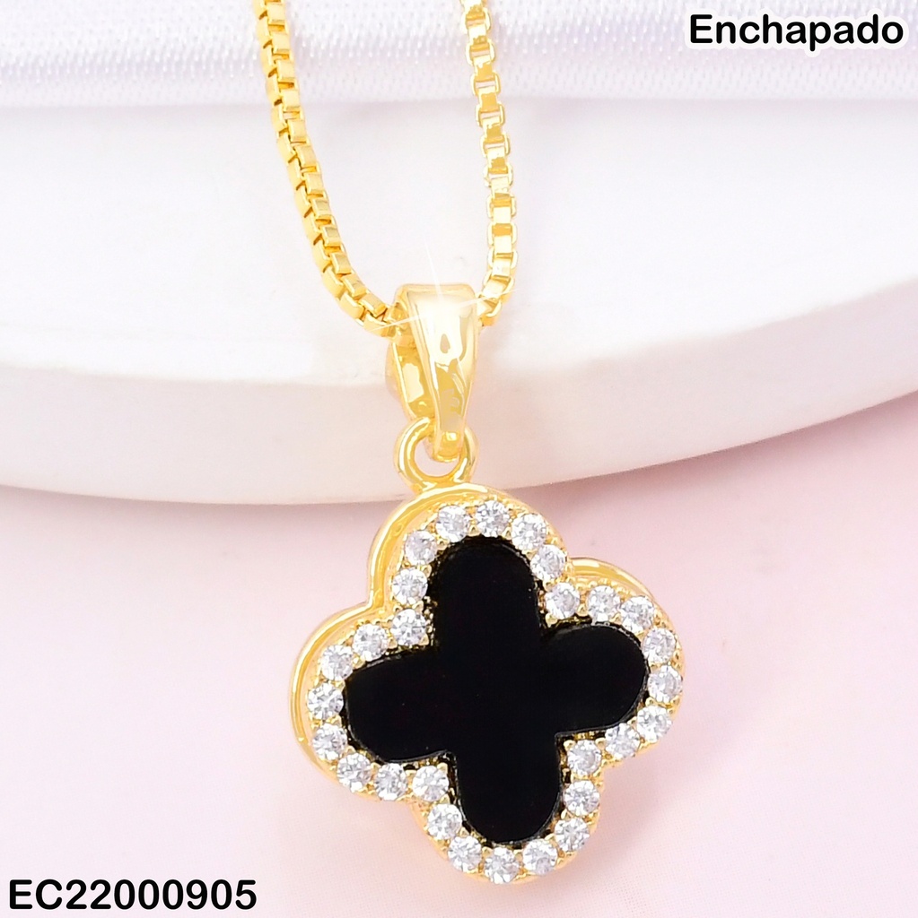 CADENA DOR VAN CLEEF NEGRO ANTI-ESTRES CE348-333