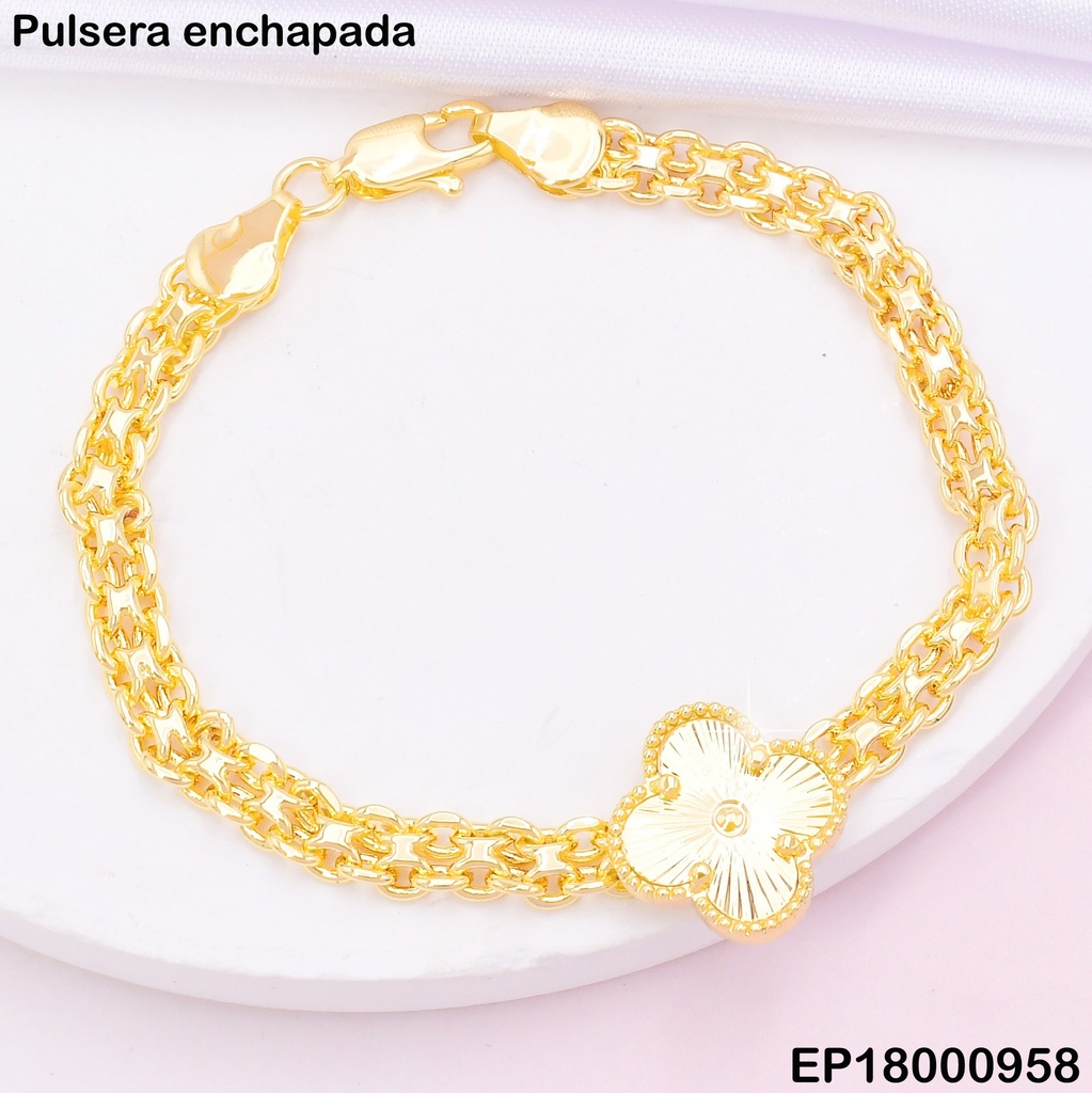 PULSERA DORADA VAN CLEEF BE707-9