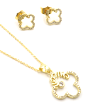SET CROQUI VAN CLEEF ZIRC."GWEEN"ZIRC.SE874-3