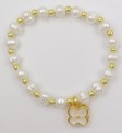 PULSERA PERLAS CULTIVADAS/PELOT.DOR VAN CLEEF BLANCO BE742-327