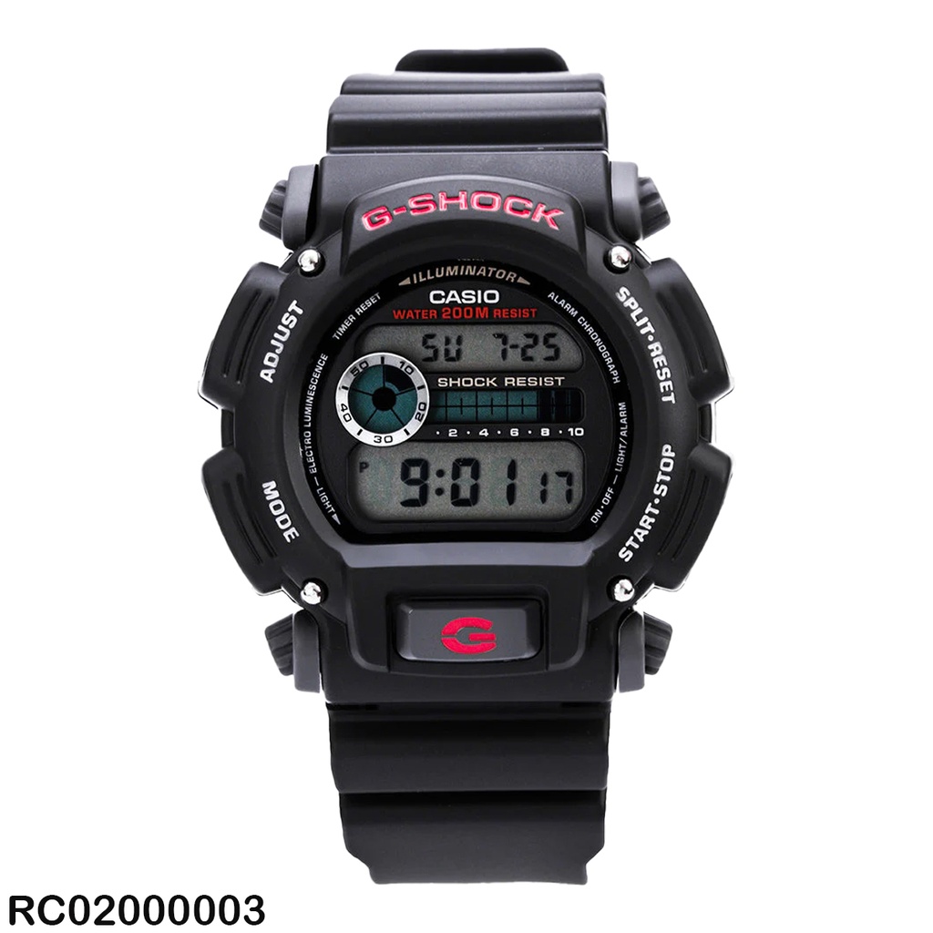 RELOJ CASIO DIGITAL CAB DW-9052-1VDR SILICON NEGRO