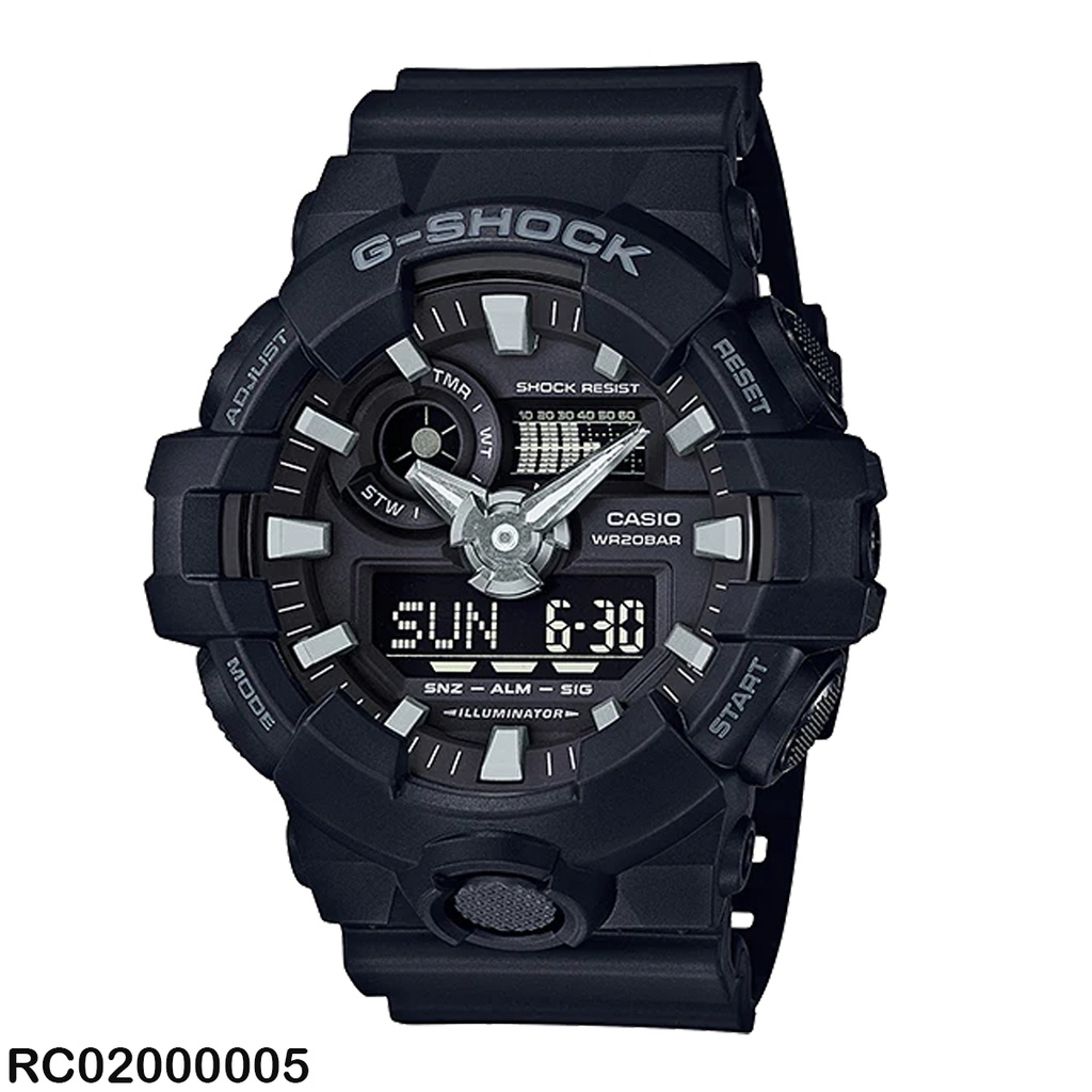 RELOJ CASIO ANAL/DIG CAB GA-700A-2ADR RESINA NEGRO