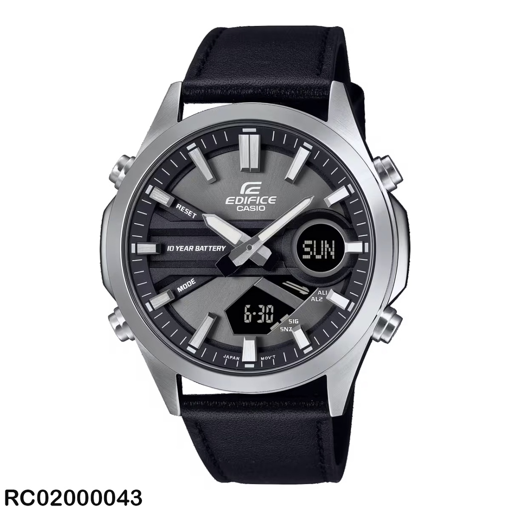 RELOJ CASIO ANALOGO CAB EFV-C120L-8ADF CUERO NEGRO