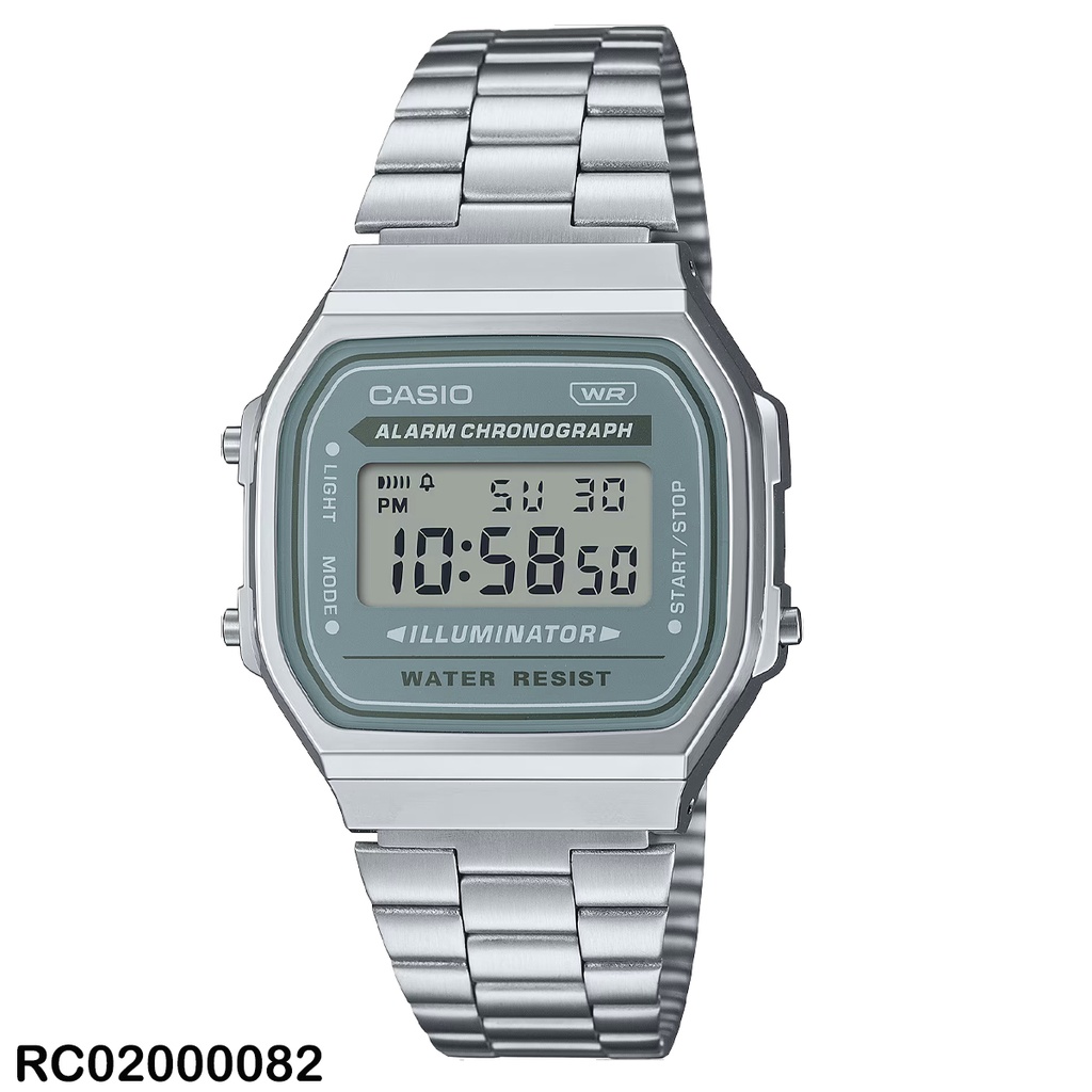 RELOJ CASIO DIGITAL CAB A168WA-3AYDF METAL PLAT