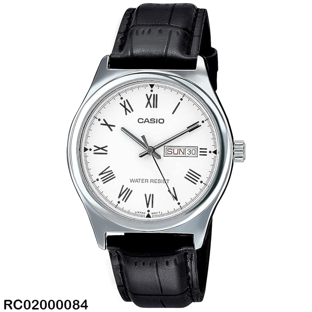 RELOJ CASIO ANALOGO CAB MTP-V006L-7BUDF CUERO NEGRO
