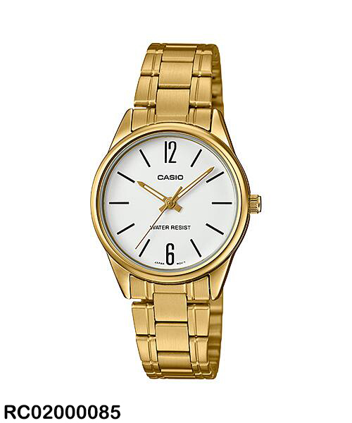 RELOJ CASIO ANALOGO DAMA LTP-V005G-7BUDF METAL DOR