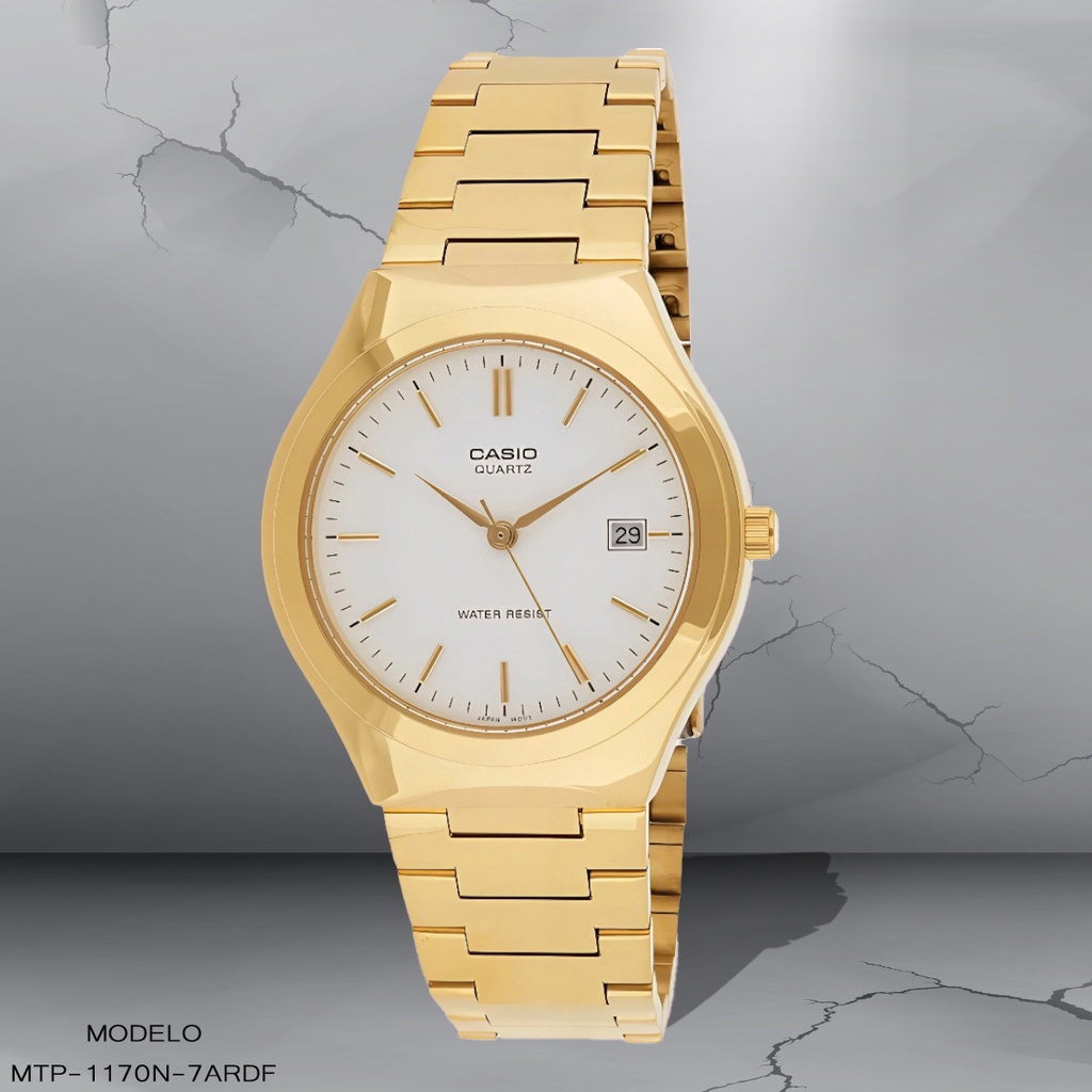 RELOJ CASIO ANALOGO CAB MTP-1170N-7ARDF METAL DOR