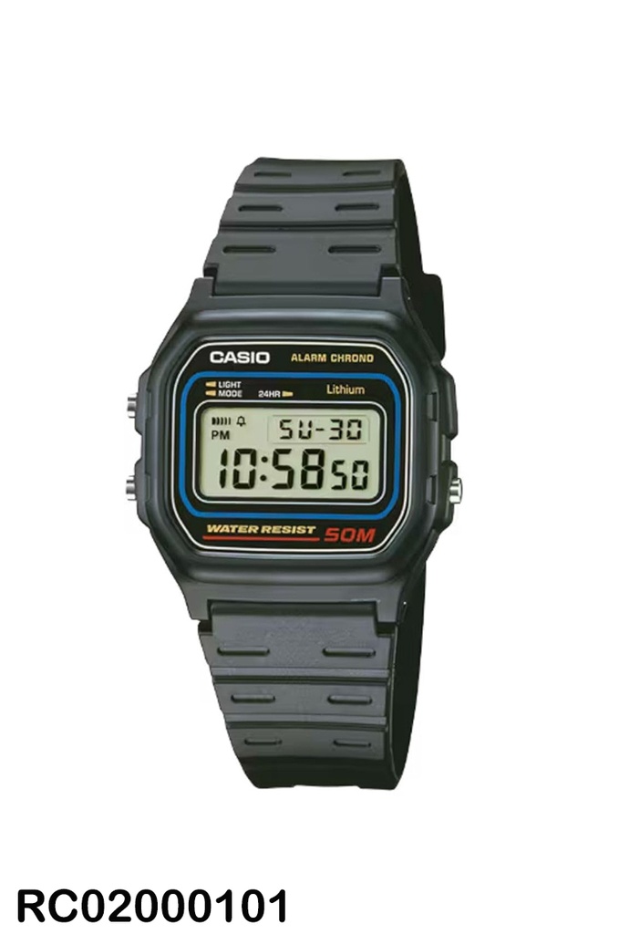 RELOJ CASIO DIGITAL CAB W-59-1VQD SILICON NEGRO