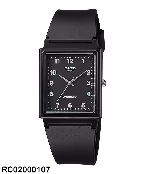 RELOJ CASIO ANALOGO CAB MQ-27-1BDF SLICON NEGRO