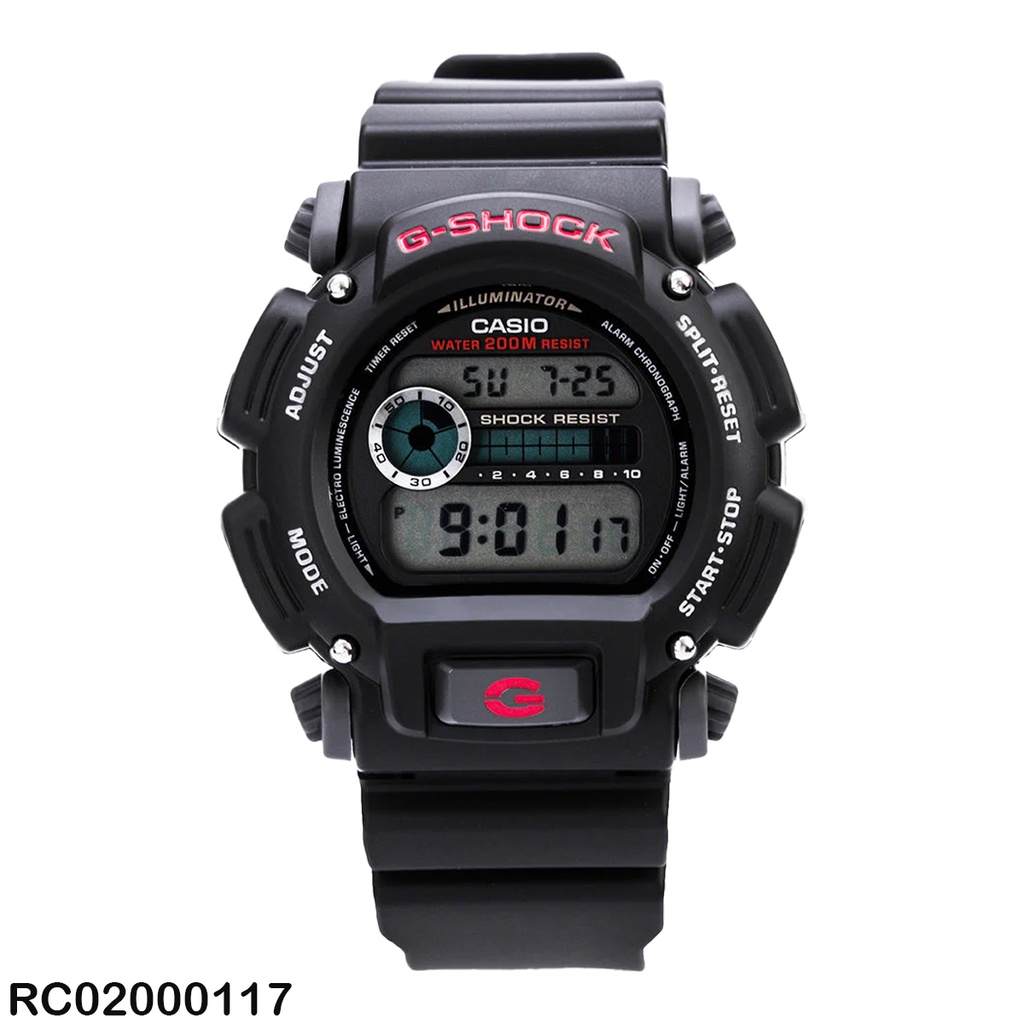 RELOJ CASIO DIGITAL CAB DW-9052-1VDR SILICON NEGRO G-SHOCK