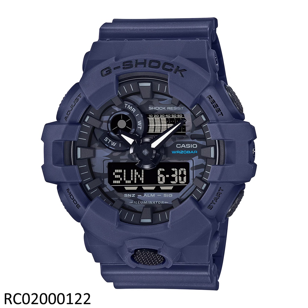 RELOJ CASIO G-SHOCK ANA/DIG CAB GA-700CA-2ADR SILICON GRIS