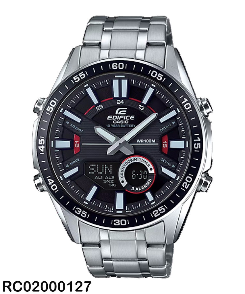 RELOJ CASIO ANA/DIG CAB EFV-C100D-1AV METAL PLAT