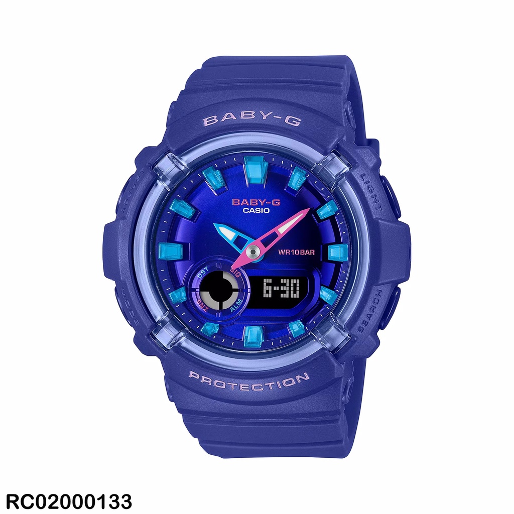 RELOJ CASIO ANA/DIG DAMA BGA-280DN-2ADR SILICON AZUL