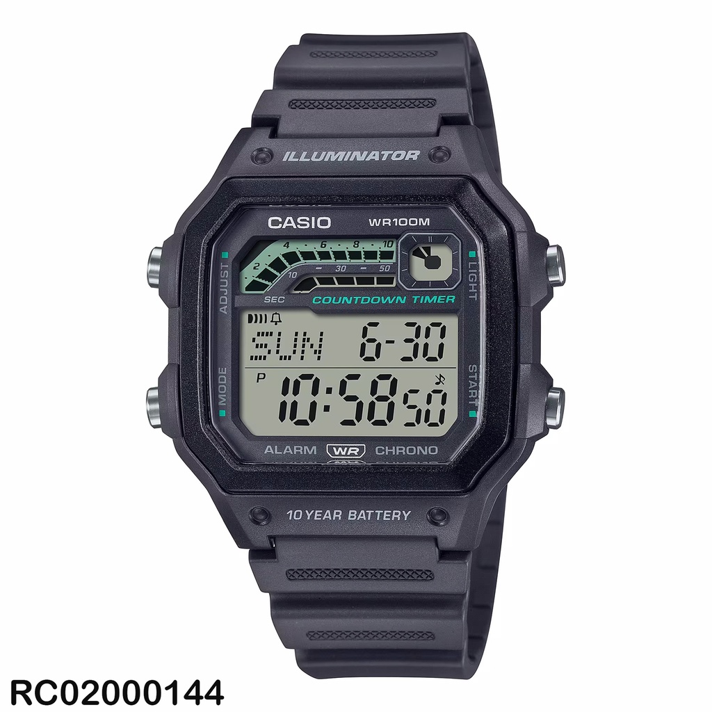 RELOJ CASIO DIGITAL CAB WS-1600H-8AVDF SILICON GRIS