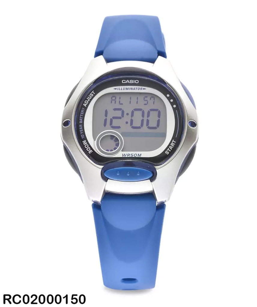 RELOJ CASIO DIGITAL DAMA LW-200-2AVDF SILICON AZUL
