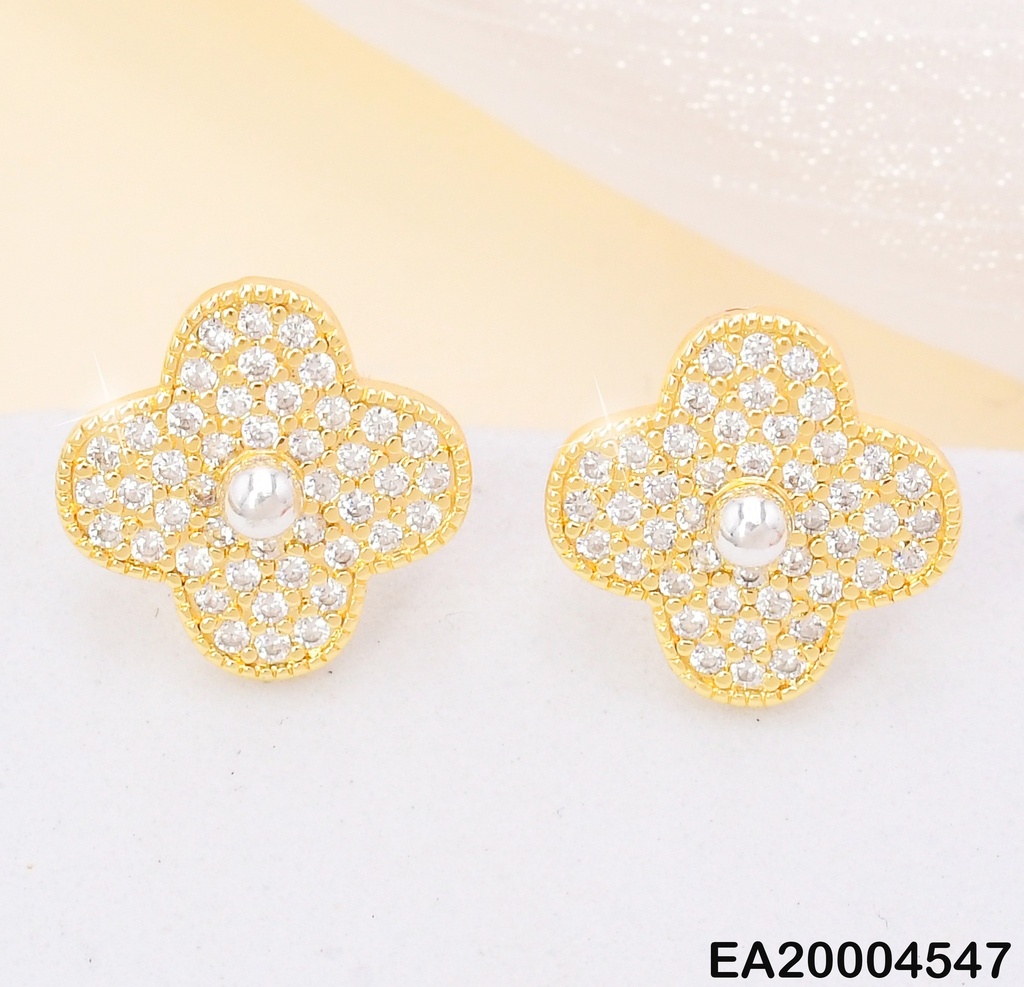 ARETES VAN CLEEF DOR ZIRC/PELOTITA CENTRO EE4141-9