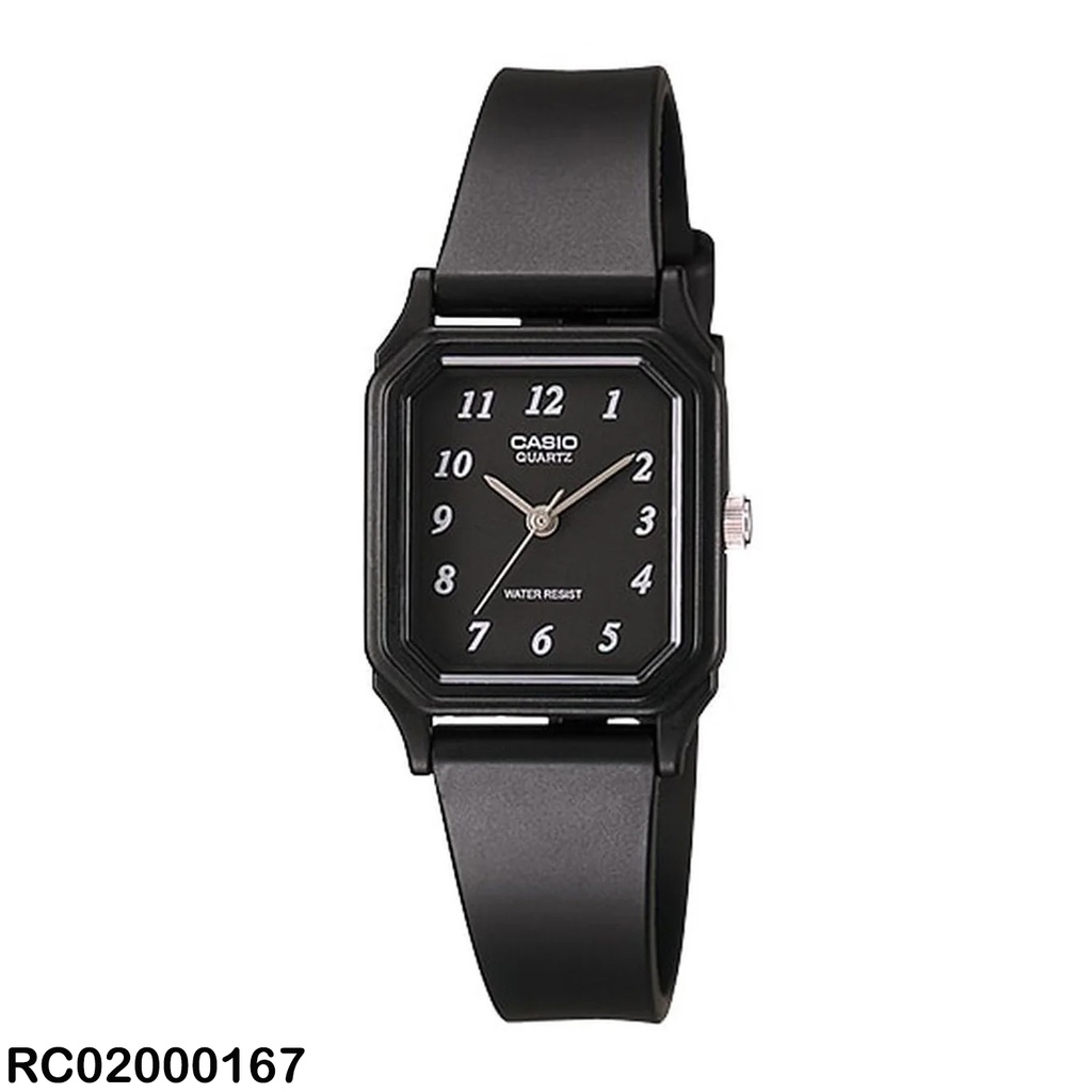 RELOJ CASIO ANALOGO DAMA LQ-142-1BDF SILICON NEGRO
