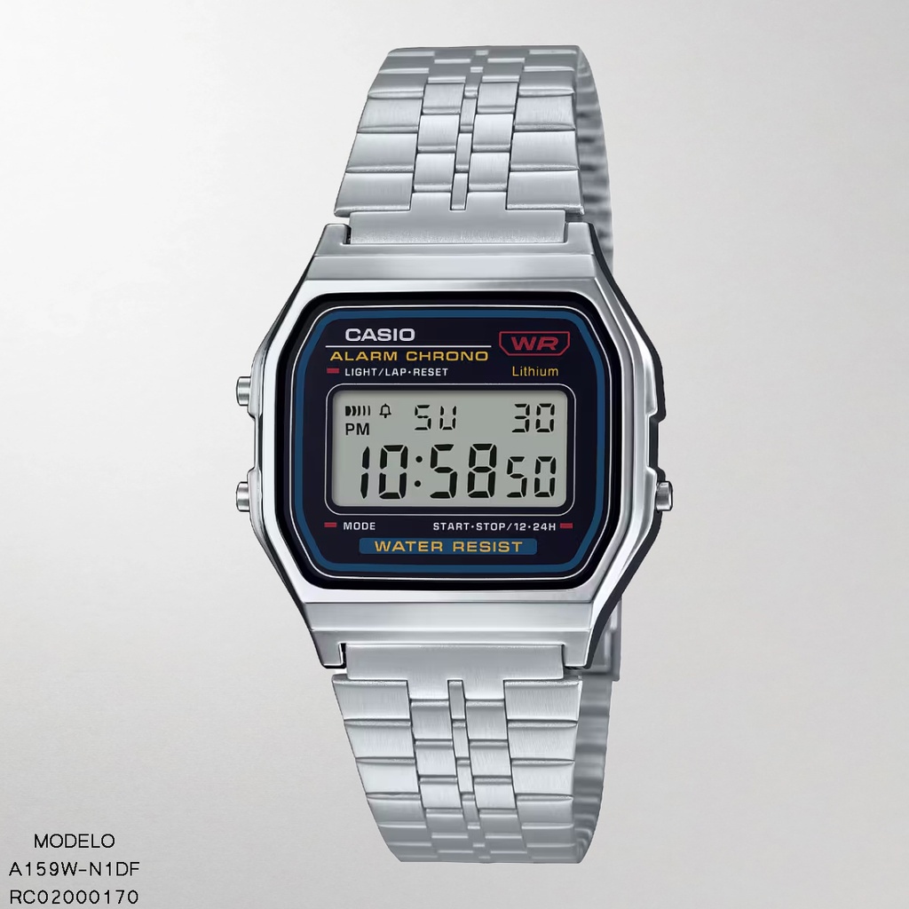 RELOJ CASIO DIGITAL CAB A159W-N1DF METAL PLAT