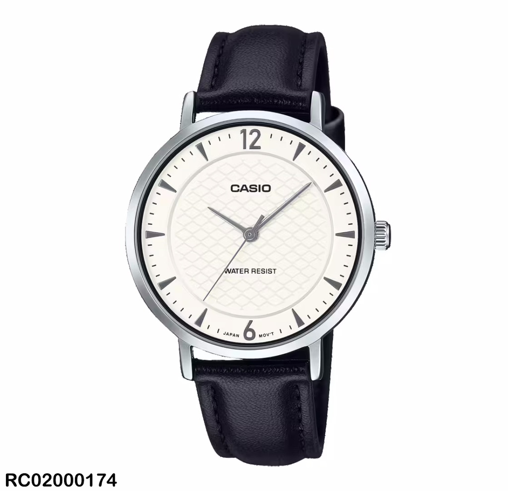 RELOJ CASIO ANALOGO DAMA LTP-VT04L-7A2DF CUERO NEGRO