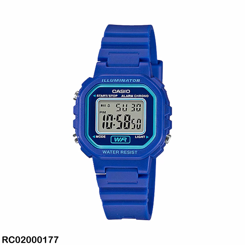 RELOJ CASIO DIGITAL DAMA LA-20WH-2ADF SILICON AZUL