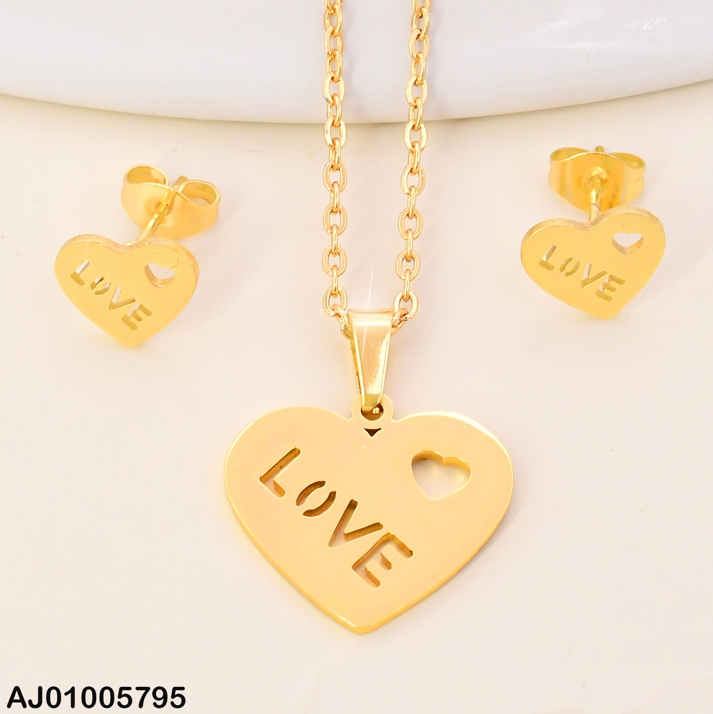 SET DOR CORAZON "LOVE" F9125-199 EC.