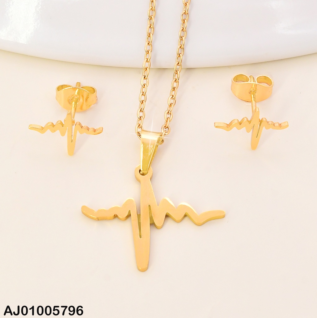 SET DORADO LATIDOS LISO F9269-199 EC.