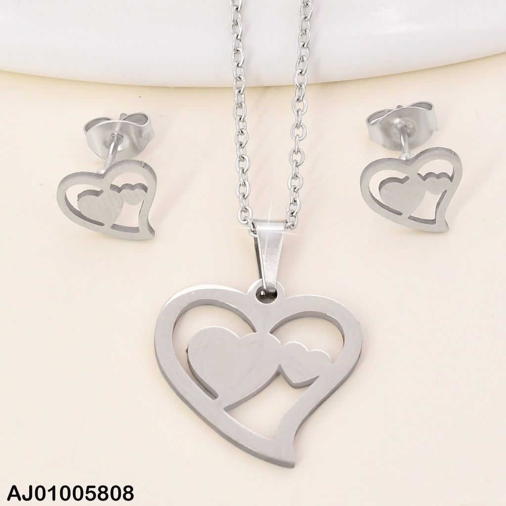 SET CROQUI CORAZON (2) CORAZONES CENTRO F9135-199 EC.