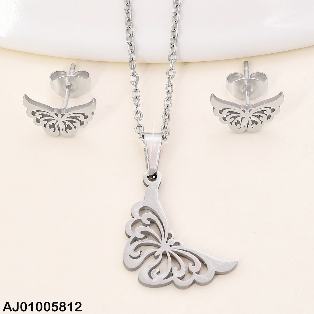 SET PLAT MARIPOSA CALADA F9146-199 EC.