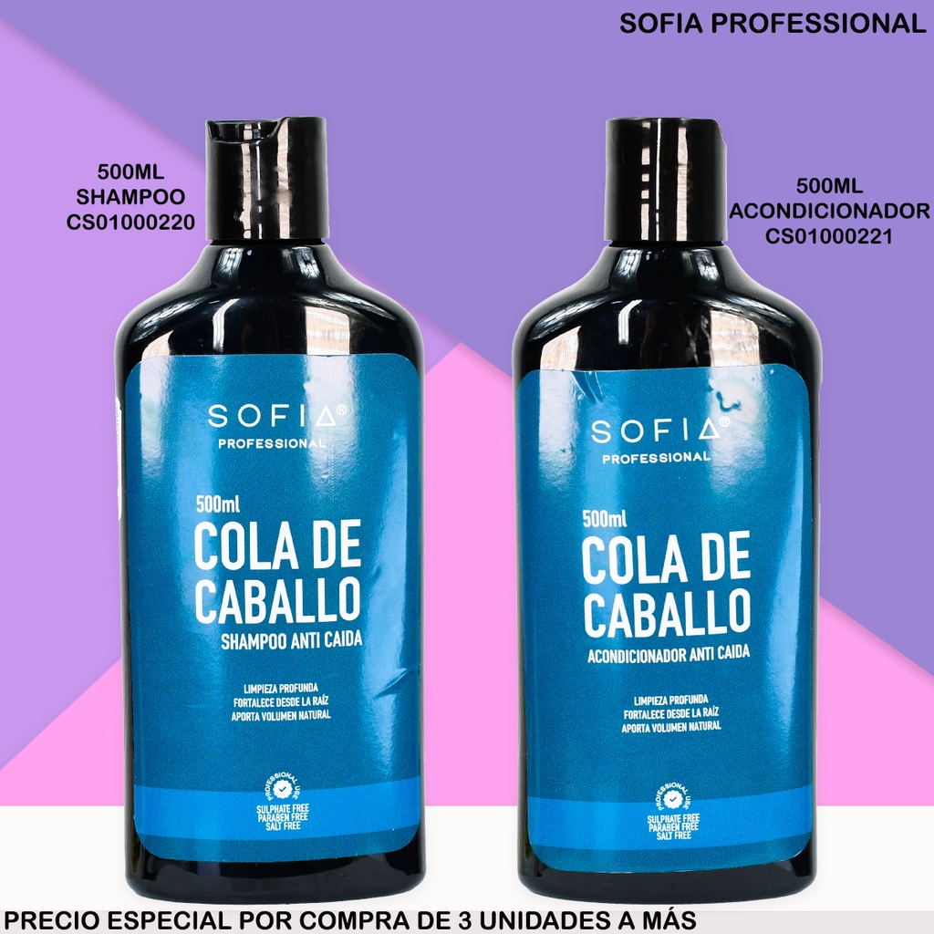 ACONDICIONADOR ANTI CAIDA COLA DE CABALLO SOFIA 500ML