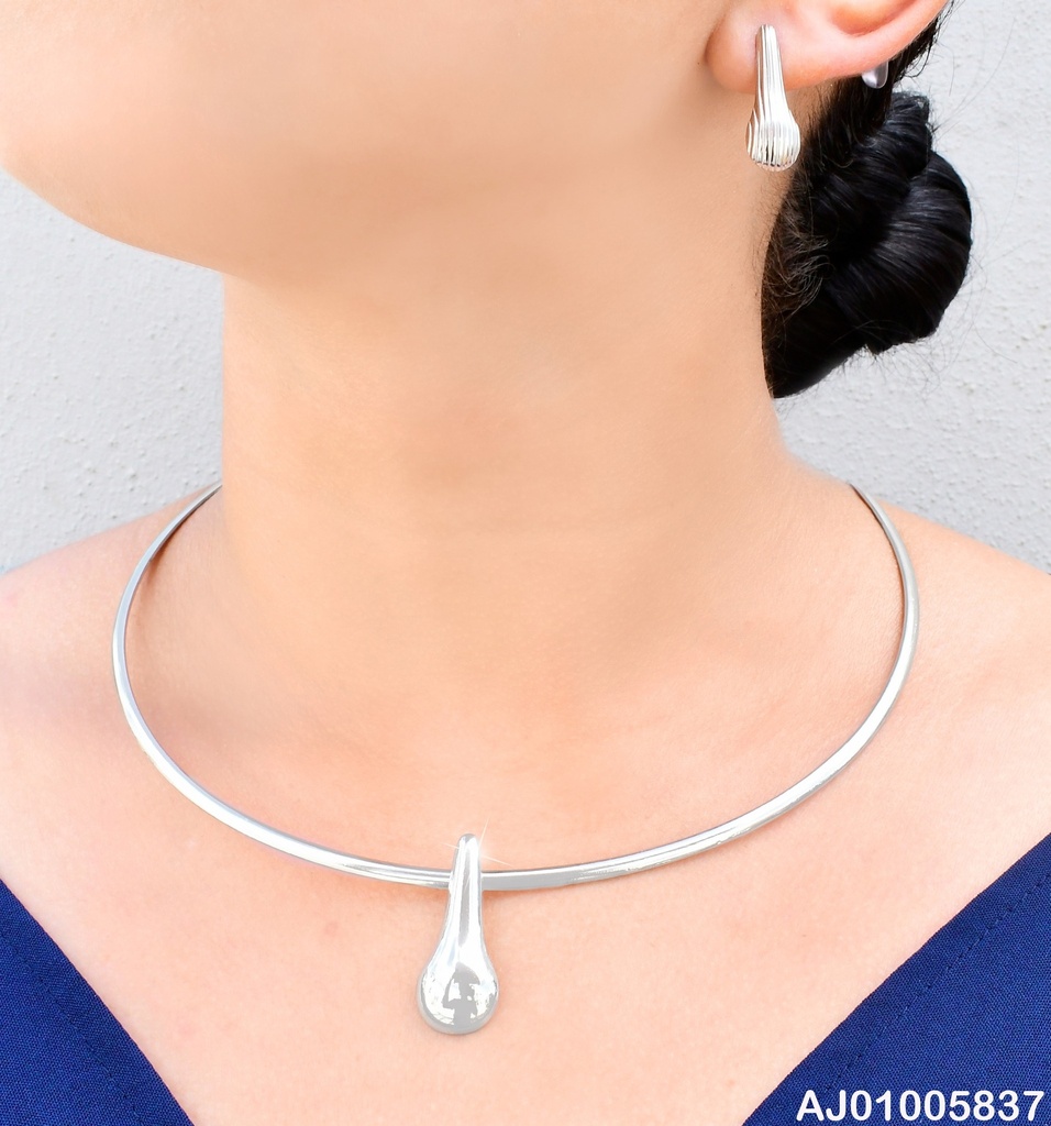 SET PLAT.BOTTEGA A RAYAS C/OMEGA RIGIDA SA1049-45