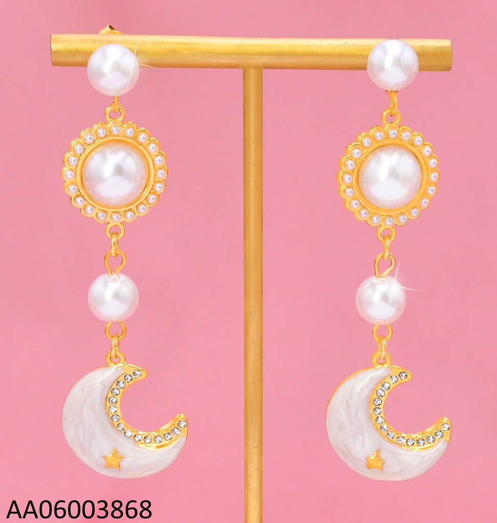 ARETES PERLA/RD.PERLITAS/PERLA/MEDIA LUNA KE105454-BI