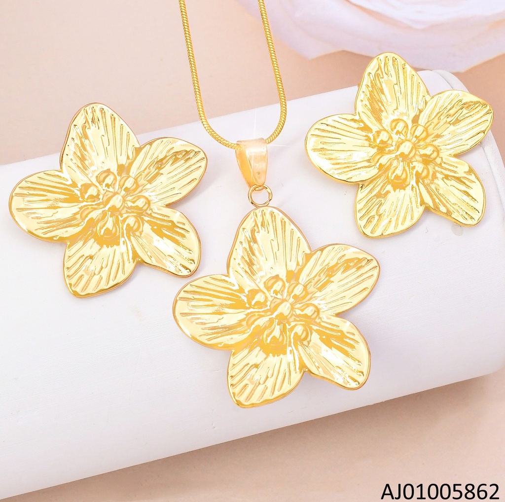 SET FLOR DORADA RAYADA SA1211-331