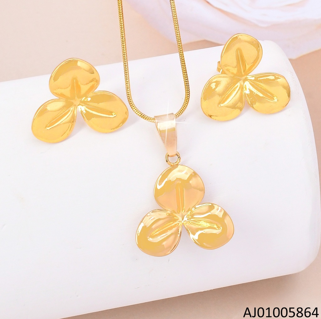SET FLOR DORADA 3 PETALOS SA1093-331