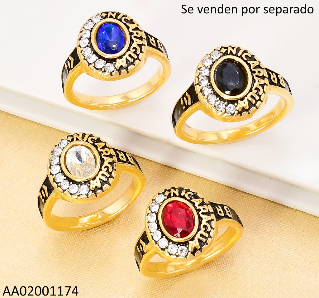 ANILLO GRADUACION BR NICARAGUA COL.SURT RA692
